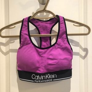 Calvin Klein Performance Purple Sports Bra